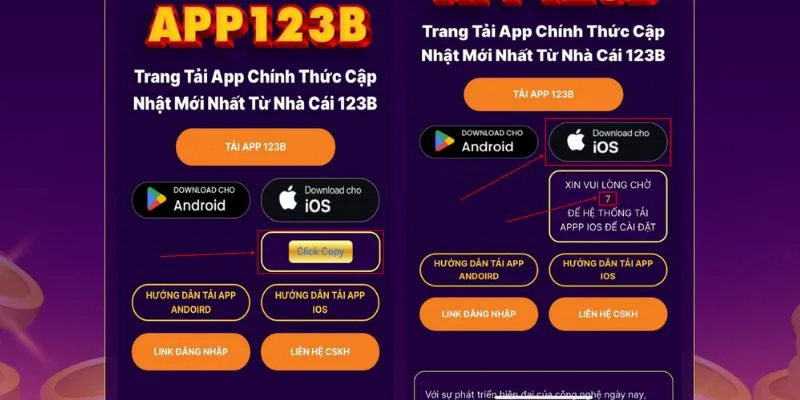 Tìm kiếm và chọn mục tải ứng dụng cho iOS